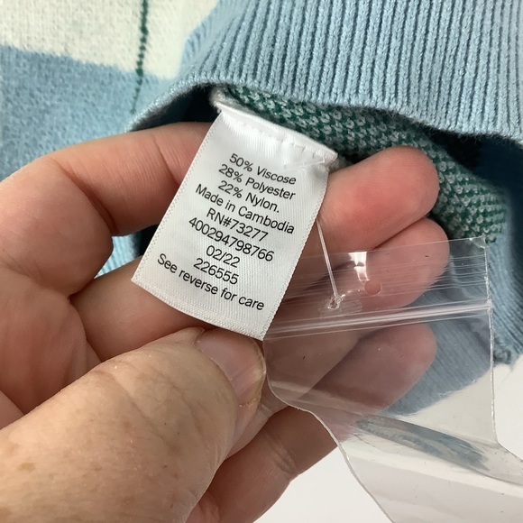 So Goods For Life Argyle Sweater Vest**** - Picture 4 of 5